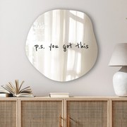 Autocolant pentru oglindă S34 – P.S. you got this ,4