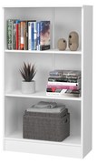 Biblioteca Flint, 2 Polite, Alba, 70 x 32 x 122 cm
