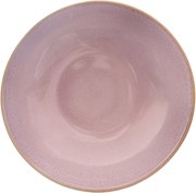 Farfurie roz adâncă din ceramică ø 20,5 cm Glaze – Orion
