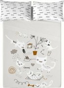 Set de foi Panzup Gatos 2 Pat 80/90 160 x 270 cm