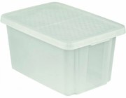 Cutie de depozitare Curver Essentials cu capac 45l, transparentă