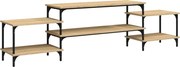 vidaXL Dulap TV, stejar sonoma, 197x35x52 cm, lemn prelucrat