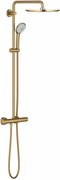 Coloana de dus cu baterie termostatata auriu periat Grohe Euphoria 310 Cool Sunrise