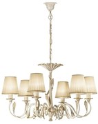 Candelabru 6 brate LUX realizat manual Greta