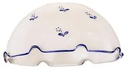 Abajur universal de rezervă din sticlă NONNA E27 d. 20 cm alb/albastru