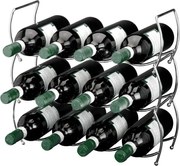 Suport metalic pentru vin - 3 bucăți în set