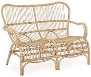 Banca pentru gradina Clarita, Bizzotto, 119 x 83 x 87 cm, ratan, natural