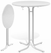 Casaria Masă de bar pliabilă RAUL 110x80cm, albă