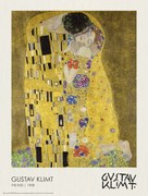 Poster The Kiss (1908), Gustav Klimt