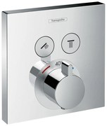 Baterie dus incastrata Hansgrohe ShowerSelect crom lucios 2 functii