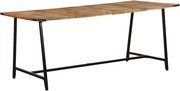 vidaXL Masă de bucătărie, 180x90x75 cm, lemn masiv de mango