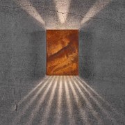 Aplica LED exterior cu iluminat up/down IP54 Fold 15 corten 2019051038 NL