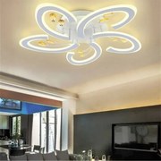 Lustra LED Cu Telecomanda, Lumina Rece Calda, Intensitate Reglabila Elit's Esn k53-5r 160w