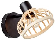 Brilliant - Lampă de perete NORAH 1xE14/28W/230V bambus