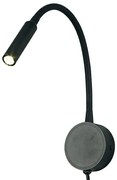 Aplica de perete cu reader LED BOAVISTA negru