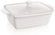 Formă dreptunghiulară de copt cu capac CULINARIA White 28 x 18 cm