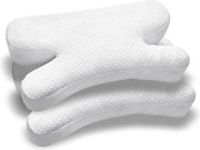 PACHET 2 PERNE CERVI-SAN ANTIRID, Pernă din spumă cu memorie mărunțită, Fermitate moale