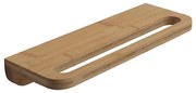 Raft de perete cu suport de prosoape Gedy HIMALAYA 14,5x40 cm bambus