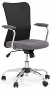 Fotoliu de birou Andera (negru + gri). Promo -7%. 1048763