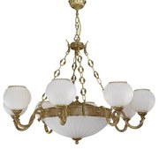 Candelabru clasic din alama 8+3 design italian 9350