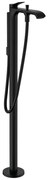 Baterie cada cu montaj pe pardoseala, Hansgrohe Vivenis, negru mat, 75445670