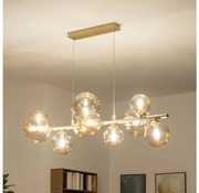 Lustră LED pe cablu Brilagi MILLA 10xG9/3W/230V auriu