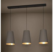 Lustră pe cablu Eglo 390196 PETROSA 3xE27/40W/230V maro