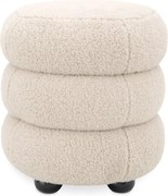 Taburete elegant design LUX Tulum, Brisbane cream