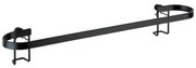 Suport de perete pentru prosoape Wenko Classic Plus, negru
