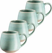 Set de 4 căni mari Mäser AQUATA – 500 ml, verde, 500 ml