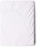 Cearșaf elastic din bumbac Good Morning, 90 x 200 cm, alb