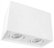 Plafonieră CHLOE DUO 2xGU10/50W/230V alb