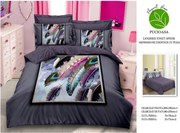 Lenjerie De Pat Finet Premium - Pene Colorate