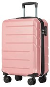 Valisă de cabină cu 4 roți Bontour „Spinner” 55x39x20 cm, Rose Gold