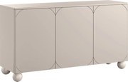 Comodă Sonatia II 150 cm trei uși - casmir / picioare rotunde