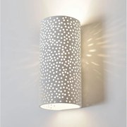 Aplica de perete cu iluminat ambiental gips alb SANDRO