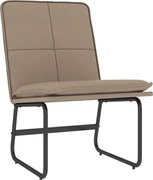 vidaXL Scaun de relaxare, cappuccino, 54x75x76 cm, piele artificială