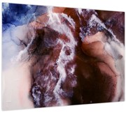 Tablou pe sticlă - Marmură violet N⁰3 (70x50 cm)