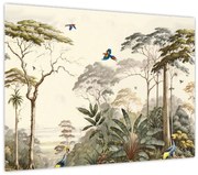 Tablou pe sticlă - Pădurea tropicală amazoniană (70x50 cm)