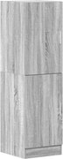 vidaXL Dulap de bucătărie, gri sonoma, 38x41,5x131,5 cm lemn prelucrat
