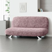 Huse cu două elastice GRAFITI NOU castaniu 2fotoliu cu manere de lemn (l. 80 -140 cm)