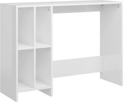 vidaXL Birou Notebook, alb extralucios, 102,5x35x75 cm, PAL