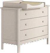 Comodă de copii bej cu masă de schimbat 89x90x55 cm Swingo – Vipack
