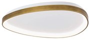 Plafoniera LED design modern slim CHARLIE patina D-65cm