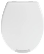 Capac de toaletă Secura Comfort WENKO cu închidere easy-close, scaun de toaletă confortabil Duroplast Easy-Close