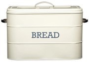Cutie metalică pentru pâine Kitchen Craft Nostalgia, crem