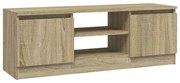 Comoda TV cu usa, stejar sonoma, 102x30x36 cm