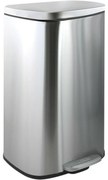 Coș de gunoi cu pedală soft-close Spirella Akira 50 l, oțel inoxidabil periat, 50 l