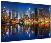 Tablou cu Manhattan noaptea (90x60 cm)
