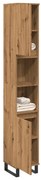 vidaXL Dulap de baie, stejar artizanal, 30x30x190 cm, lemn prelucrat
